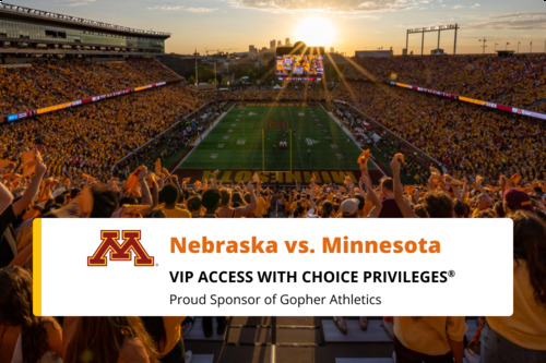 Photo of Nebraska vs. Minnesota | October 17, 2025 (2 VIP passes)