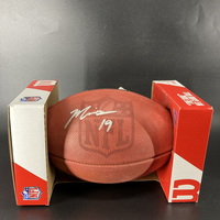 NFL - Broncos Marvin Mims Signed Authentic Football with Pro Bowl Logo