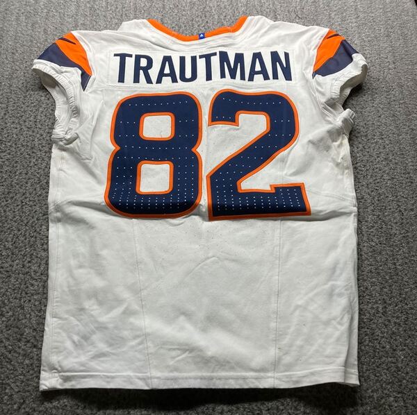 London Games - Broncos Adam Trautman Game Worn Jersey (10/12/2025) Size ...