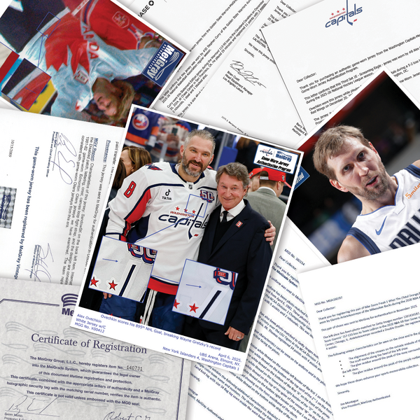 Compilation of MeiGray Letters of Authenticity, Photo LOAs, and COAs.