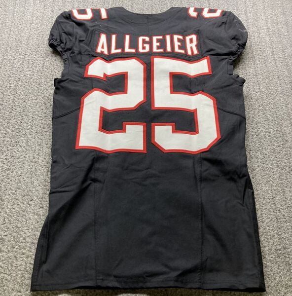STS - Falcons Tyler Allgeier Game Used Jersey 2024 Season Size 42