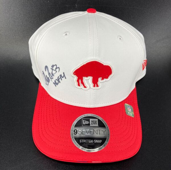 HOF - Bills Andre Reed Signed Hat