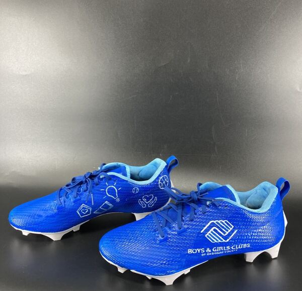 MCMC - Saints Kevin Austin Game Worn Custom Cleats 2025 Season Size 13 -...