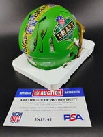 NFL - Patriots Will Campbell Signed NFL Draft Mini Helmet