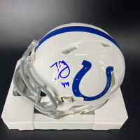 NFL - Colts Zaire Franklin Signed Mini Helmet