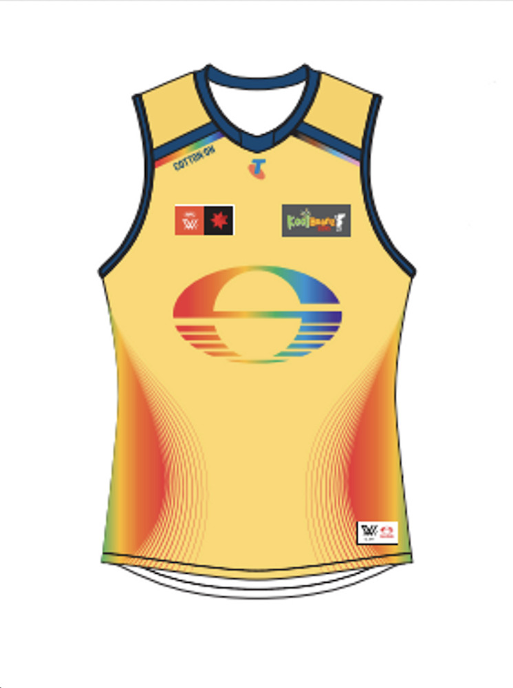 AFLW 2025 Team Signed Pride Guernsey