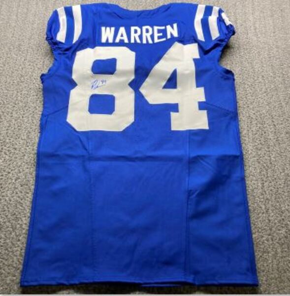 NFL - Colts Tyler Warren Signed Authentic Jersey Size 44