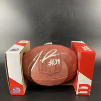 NFL - Commanders Jeremy Reaves Signed Authentic Football with Pro Bowl Logo