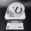 NFL - Colts Zaire Franklin Signed Mini Helmet