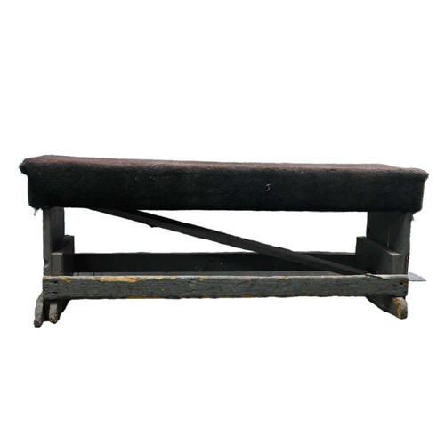 Image of Player Bench<br>Madison Square Garden Locker Room<br>New York Rangers<br>1968-98