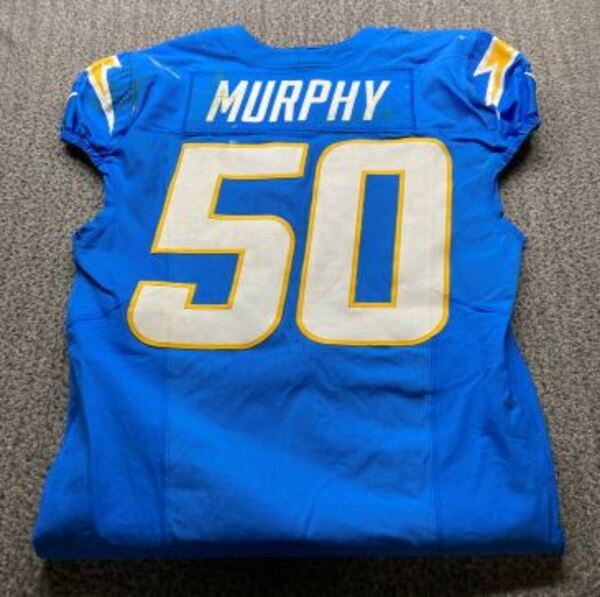 Sao Paulo Game - Chargers Caleb Murphy Game Worn Jersey (9/05/2025) Size...