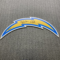 HOF - Chargers Fat Head Foam Core Cut Out Signed by Dan Fouts. Charlie J...
