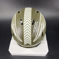 NFL - Patriots Ja'Lynn Polk Signed STS Mini Helmet