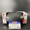 Bills - Josh Allen Signed Black Football With Metallic Bills Logo