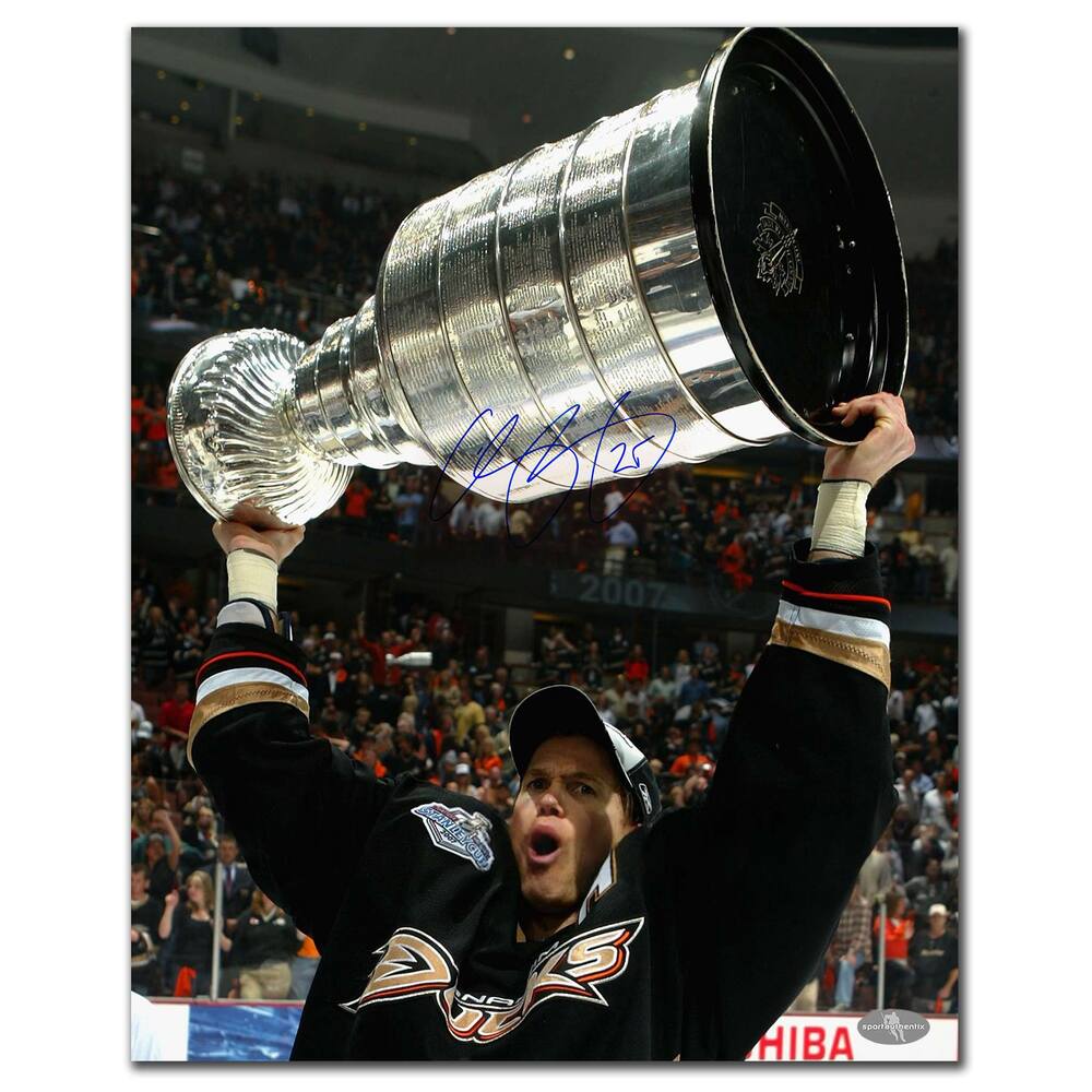 Chris Pronger Anaheim Ducks 2007 Stanley Cup Autographed 16x20