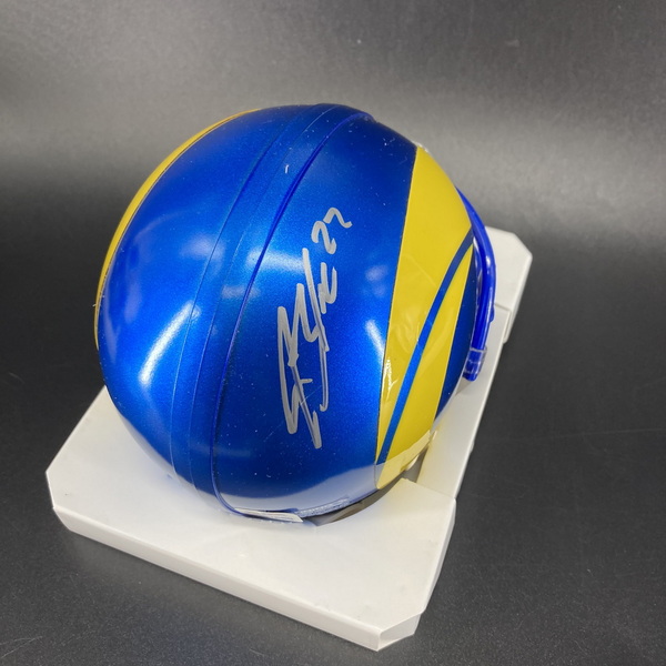 NFL - Rams Blake Corum Signed Mini Helmet