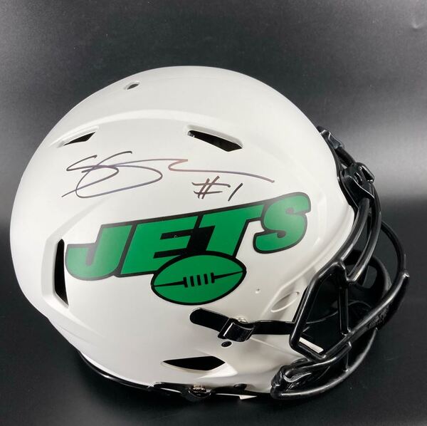 NFL - Jets Sauce Gardner Signed Authentic Lunar Eclipse Speed Helmet