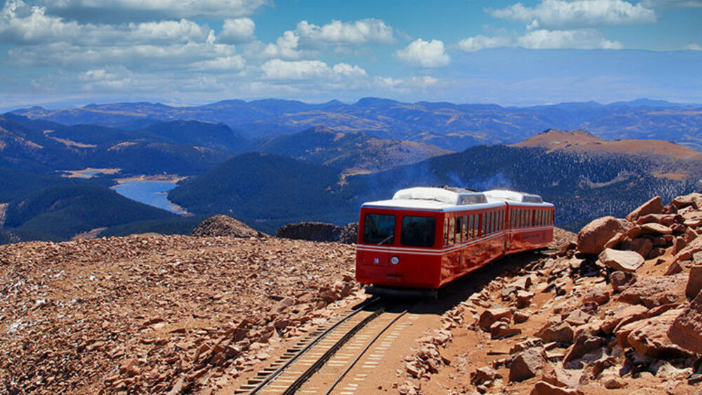 Pikes Peak COG Railway & Garden of Gods tour with lunch
