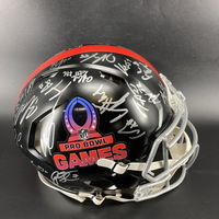 NFL - Multi Signed Authentic 2023 Pro Bowl Helmet Signed by Patrick Surt...