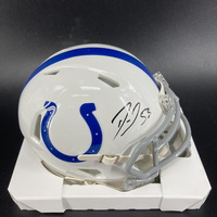 Colts - Darius Leonard Signed Mini Helmet