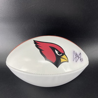 Cardinals - Calais Campbell Signed Panel Ball