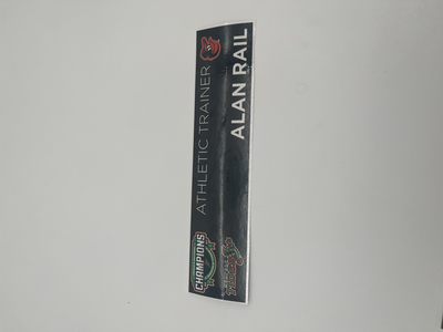 Photo of 2024 Locker Tag Alan Rail Athletic Trainer