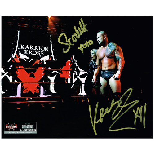 Karrion Kross and Scarlett SIGNED WrestleMania 37 Exclusive 8x10 Photo (Random Number)
