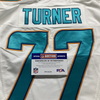 NFL - Dolphins Billy Turner Game Cut Jersey Size 44