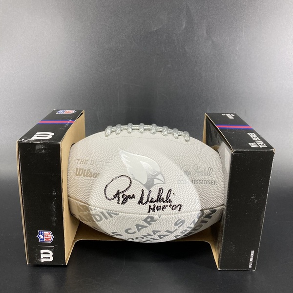 HOF - Cardinals Roger Wehrli Signed Training Camp Football