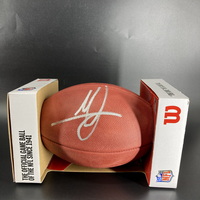 NFL - Commanders Mike Sainristil Signed Authentic Football