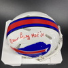 HOF - Bills Marv Levy Signed Mini Helmet