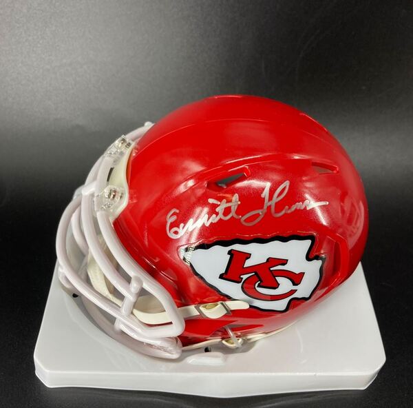 HOF - Chiefs Emmitt Thomas Signed Mini Helmet