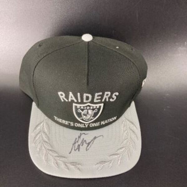 NFL - Raiders Ashton Jeanty Signed Hat