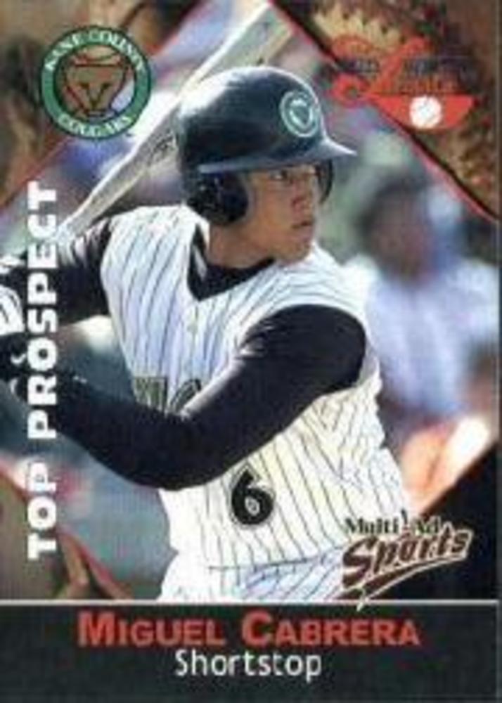 2001 Midwest League Top Prospect Multi-Ad #14 Miguel Cabrera