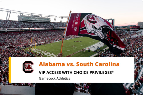 Photo of Alabama vs. South Carolina | October 25, 2025 (2 VIP passes)
