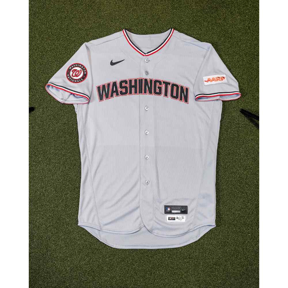 PJ Poulin Game-Used and Autographed Jackie Robinson Day Jersey