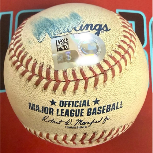 Photo of Munetaka Murakami's GU Ball - Line Drive Single vs. Rodriguez - CWS @ ARI 4/22/26