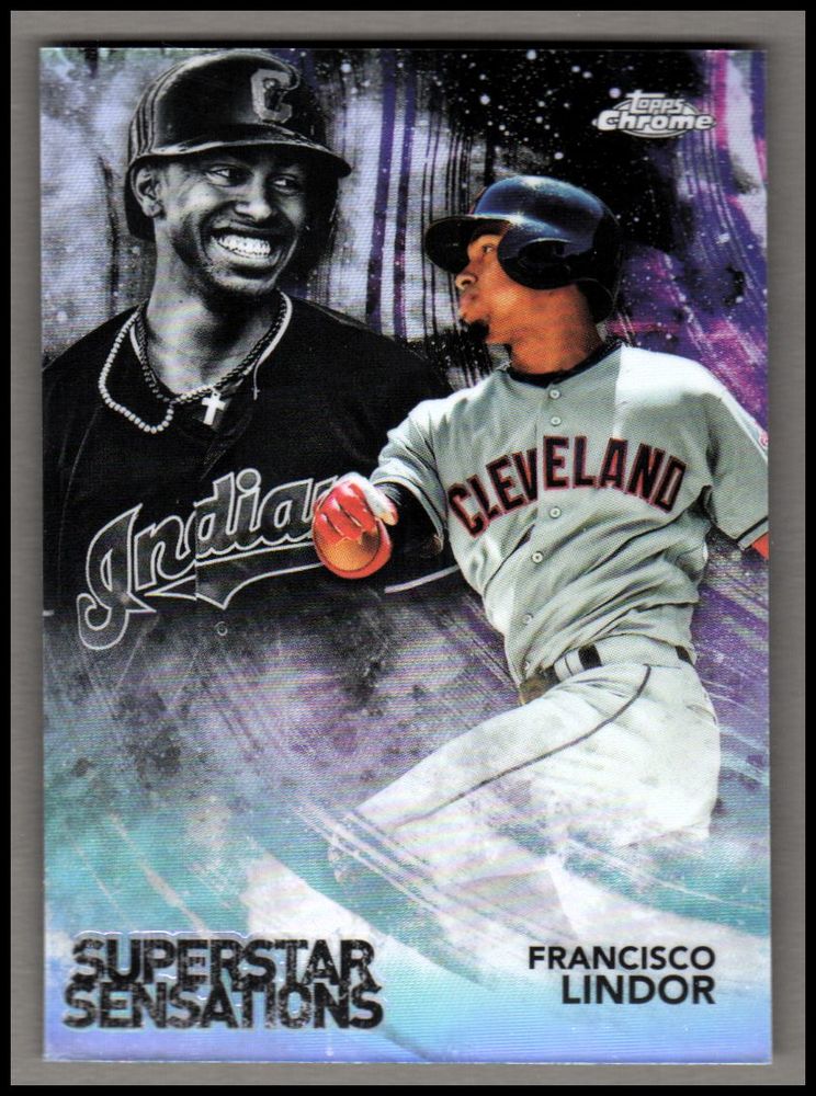 2018 Topps Chrome Superstar Sensations Refractors #SS8 Francisco Lindor
