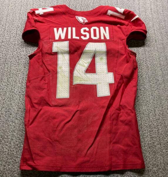 Crucial Catch - Cardinals Michael Wilson Game Used Jersey (9/29/24) Size 40