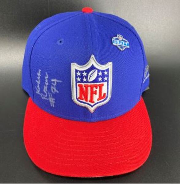 NFL - Dolphins Kadyn Proctor Signed NFL Shield Draft Hat