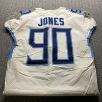 Crucial Catch - Titans DaQuon Jones Game Worn Jersey (10/21/18) Size 48