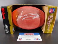 NFL - Eagles Ainias Smith Signed Authentic Football