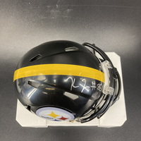 NFL - Steelers Kaleb Johnson Signed Mini Helmet