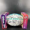 NFL - Chiefs Super Bow 57 Chiefs Multi Signed Football Including Kelce, McKinnon, Dunlap,Karlaftis, Butker, Toney, Cook, Harris, Watson