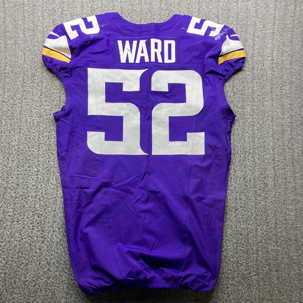 London Games - Vikings Jihad Ward Game Used Jersey (10/6/2024) Size 44 w...