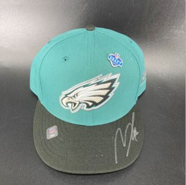 NFL - Eagles Makai Lemon Signed Hat With 2026 Draft Pin