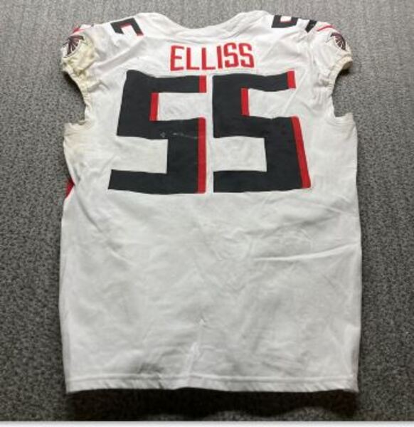 Berlin Game - Falcons Kaden Elliss Game Worn Jersey (11/09/2025) Size 44...