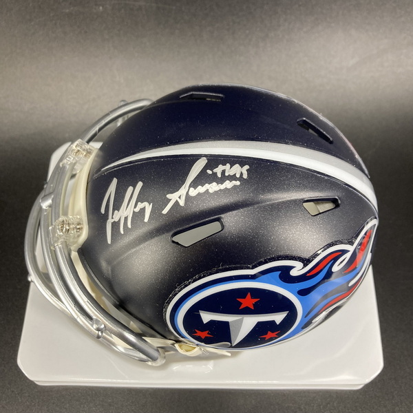 NFL - Titans Jeffery Simmons Signed Mini Helmet