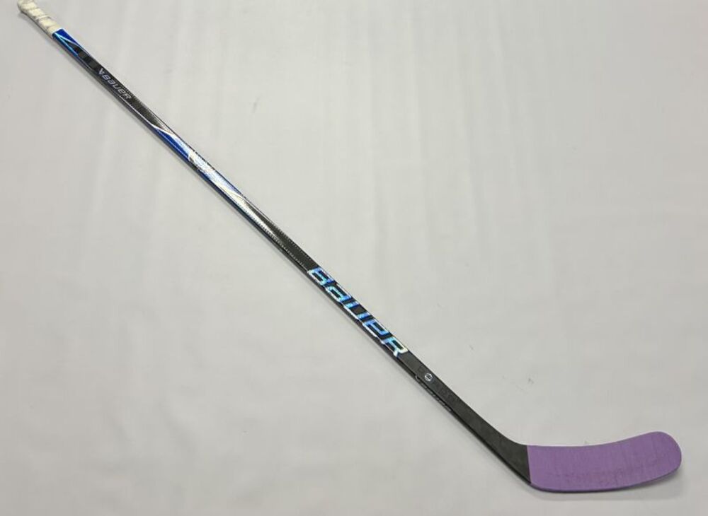 Owen Power 2025 Buffalo Sabres Hockey Fights Cancer Night Warm Up Used Stick