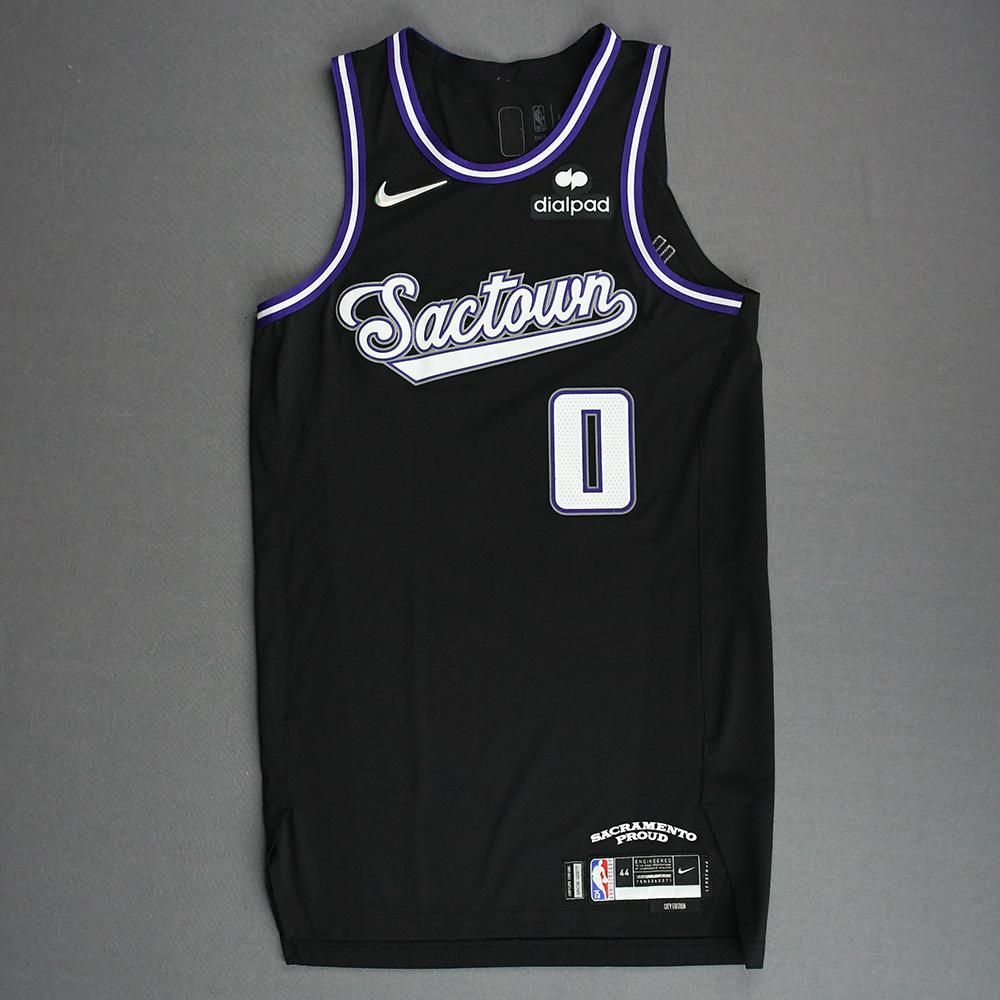 Tyrese Haliburton Sacramento Kings GameWorn City Edition Jersey